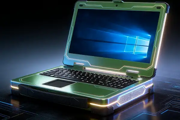 What’s the maximum battery life of rugged portable industrial PC?
